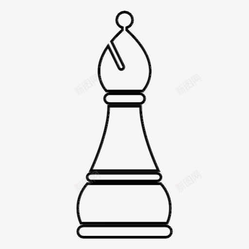 主教主教象棋棋盘游戏图标svg_新图网 https://ixintu.com 主教 主教象棋 棋盘游戏