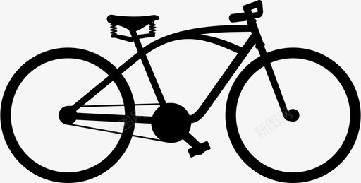 沙滩自行车巡洋舰自行车固定齿轮图标svg_新图网 https://ixintu.com 单速 固定齿轮 巡洋舰自行车 沙滩自行车 自行车