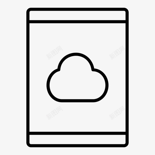平板云安卓平板电脑电脑平板电脑图标svg_新图网 https://ixintu.com ipad pc平板电脑 安卓平板电脑 平板云 平板显示器 电脑平板电脑 设备