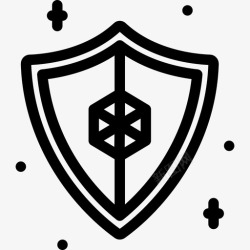 魔法盾魔法盾童话幻想图标高清图片
