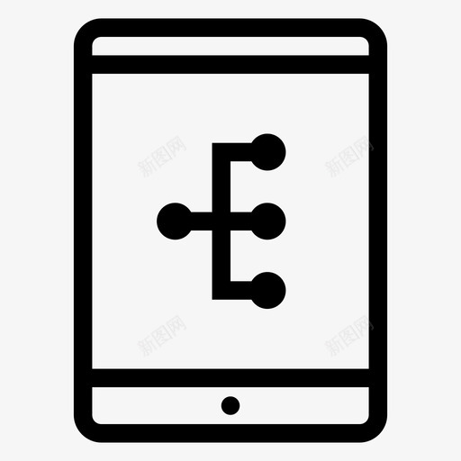 tablet工作流层次结构链接图标svg_新图网 https://ixintu.com tablet工作流 关系 层次结构 工作流 方案 流程 链接