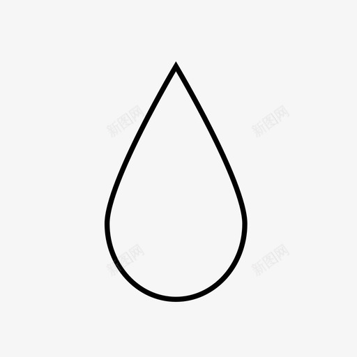水水滴液体图标svg_新图网 https://ixintu.com 倾倒 咖啡工具 水 水滴 液体 雨