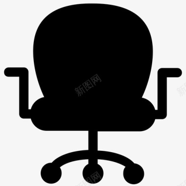 转椅家具办公椅图标图标