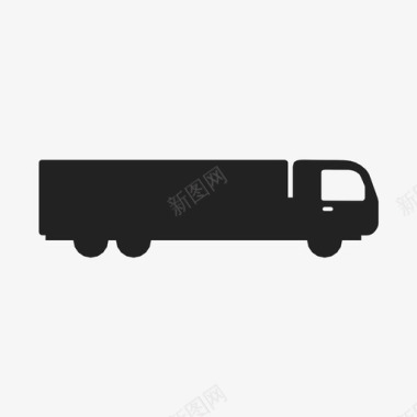 半卡车汽车卡车卡车图标图标