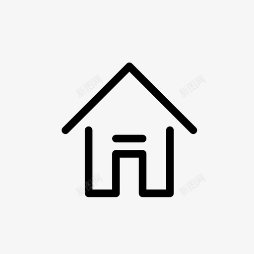 住房公寓住房贷款图标svg_新图网 https://ixintu.com 住房 住房贷款 公寓 房屋结构