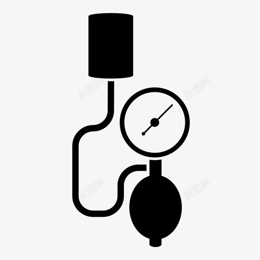 血压bpm医生图标svg_新图网 https://ixintu.com bpm 医生 医疗器械 监护仪 血压 血压计