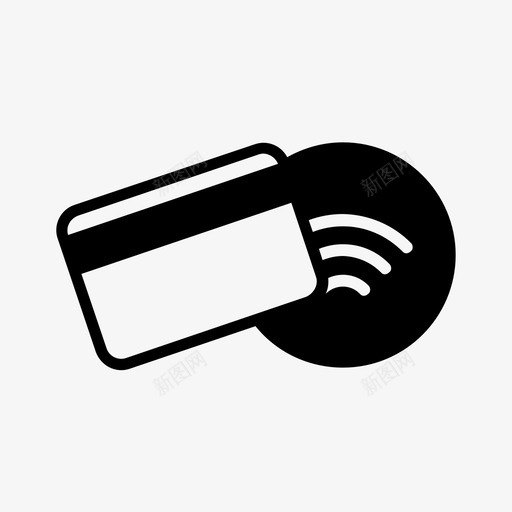 非接触式支付信用卡paypass图标svg_新图网 https://ixintu.com paypass 信用卡 非接触式支付