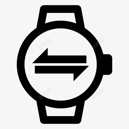 smartwatch传输数据箭头连接图标svg_新图网 https://ixintu.com smartwatch传输数据 事务 对方 箭头 连接