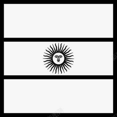 阿根廷国家国旗图标图标