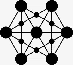连接点节点连接网络图标高清图片