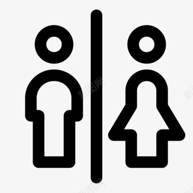 卫生间男卫生间休息室图标图标