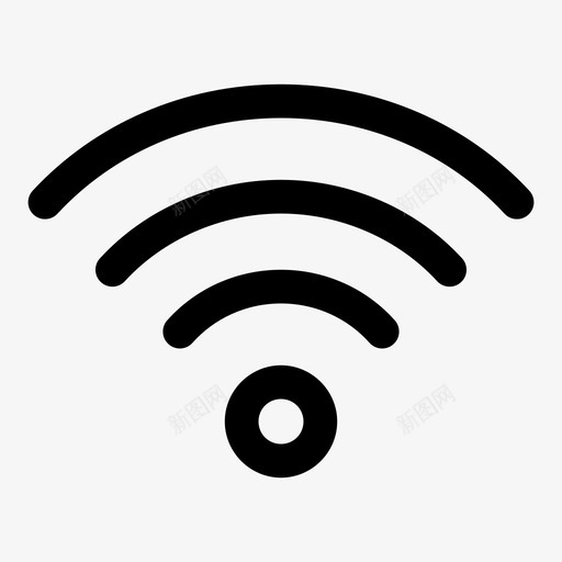 wifi连接路由器图标svg_新图网 https://ixintu.com wifi 信号 接口重 路由器 连接 音量
