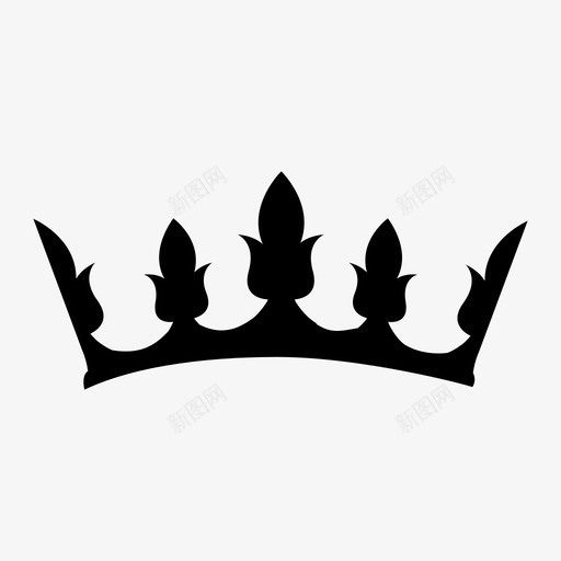皇冠科罗娜国王图标svg_新图网 https://ixintu.com 克朗 国王 皇冠 皇冠和皇冠 科罗娜 花环