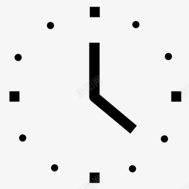 时钟模拟时钟时间表图标图标