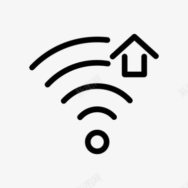 wifi家庭连接互联网图标图标