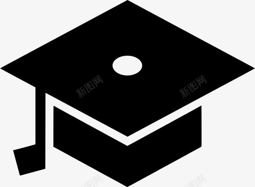 毕业帽学历学院图标图标