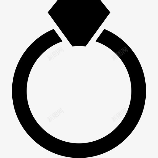 宝石戒指形状超像图标svg_新图网 https://ixintu.com 宝石戒指 形状 超像