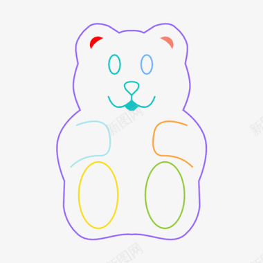 快乐熊经典图标图标