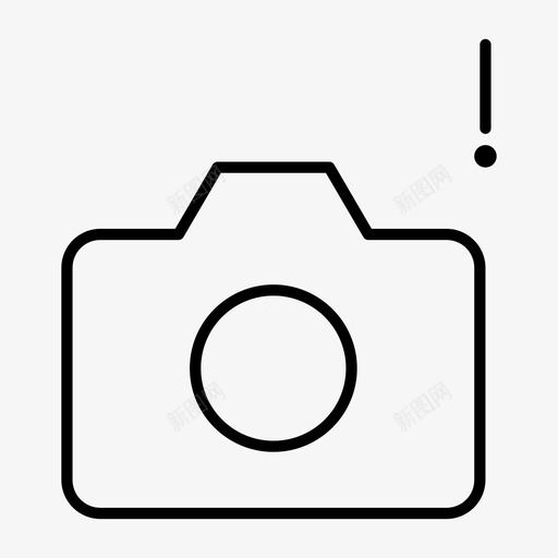 相机警告艺术画廊图标svg_新图网 https://ixintu.com 录音机 摄影 照片 画廊 相机警告 艺术
