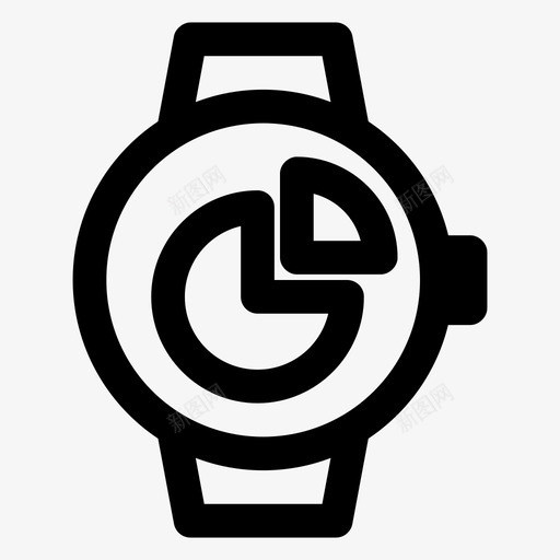 smartwatch饼图大数据业务图标svg_新图网 https://ixintu.com smartwatch饼图 业务 增强 大数据 报告