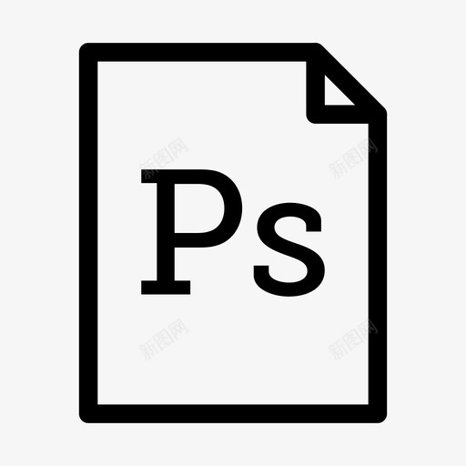 adobephotoshop形图标svg_新图网 https://ixintu.com adobephotoshop 图形设计 应用程序和文件类型 设计