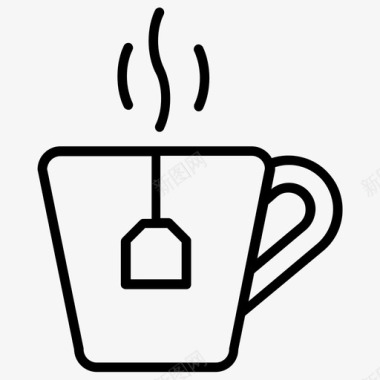 热茶杯子饮料图标图标