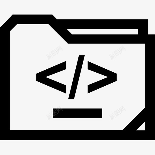 文件夹web存档代码图标svg_新图网 https://ixintu.com 代码 存档 文件 文件夹5粗体 文件夹web 联机