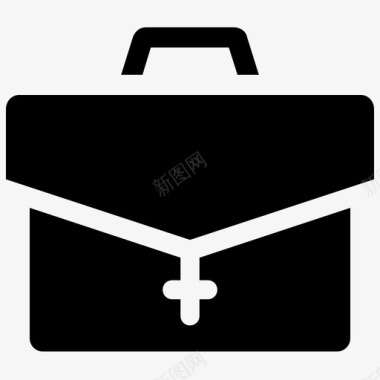 公文包箱子办公室图标图标