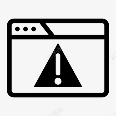 浏览器警告警告危险图标图标