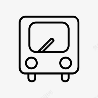 公共汽车公共交通铁路图标图标
