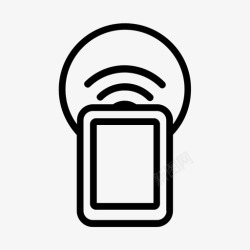 苹果支付非接触式支付苹果nfc图标高清图片