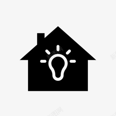 家用电电费单节能住宅图标图标