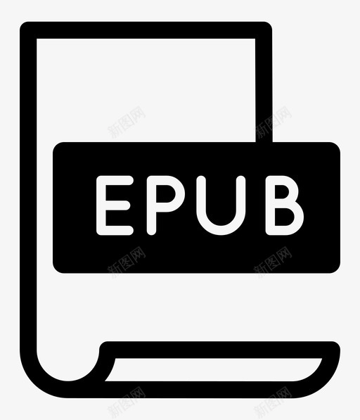 epubadobe文件格式图标svg_新图网 https://ixintu.com adobe epub epublications grace文件 文件格式