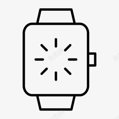 智能手表加载缓冲空闲图标图标