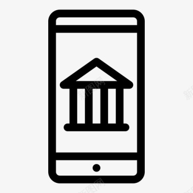 银行智能手机安卓手机通知图标图标