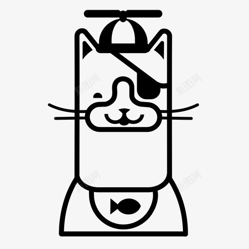 头像帐户猫图标svg_新图网 https://ixintu.com 个人资料 头像 帐户 猫 用户