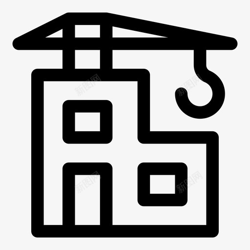 在建建开发图标svg_新图网 https://ixintu.com 在建 建 开发 房地产