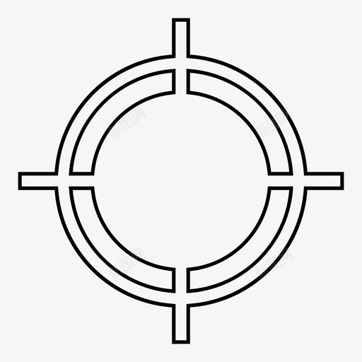 十字准星野心焦点图标svg_新图网 https://ixintu.com 任务 十字准星 点 焦点 目标 目的地目标 野心