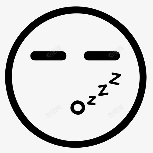 睡觉很好很晚图标svg_新图网 https://ixintu.com 很困 很好 很晚 睡觉 表情
