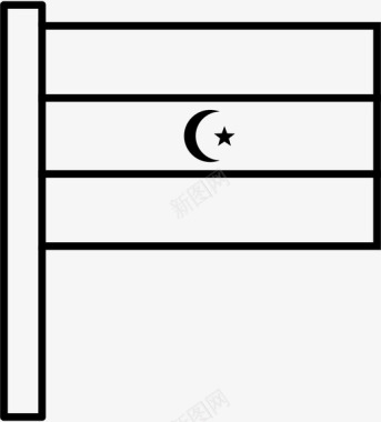 利比亚非洲国家图标图标