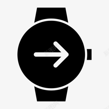 智能手表下一个苹果智能手表时钟图标图标
