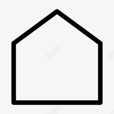 住宅建筑住宅按钮图标图标