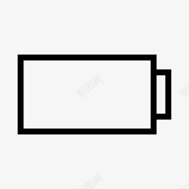电池空电池电源图标图标