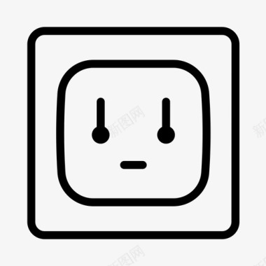 电源插座家用插头图标图标