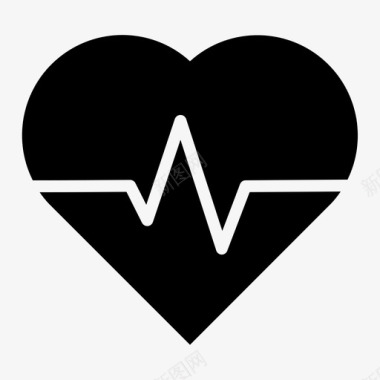 心跳频率健康图标图标