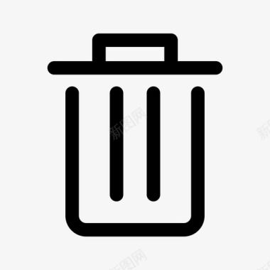 回收站删除清空垃圾箱图标图标