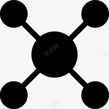 网络连接集线器图标图标