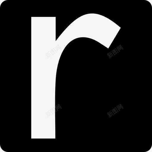 Ravelry标志社交社交图标方形svg_新图网 https://ixintu.com Ravelry标志 社交 社交图标方形