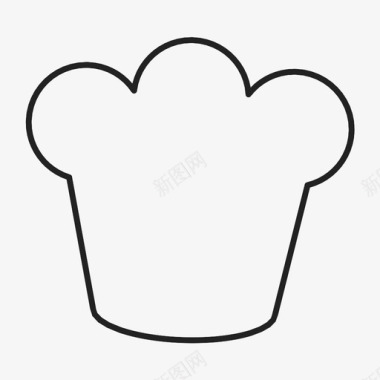 厨师帽托克托克布兰奇图标图标