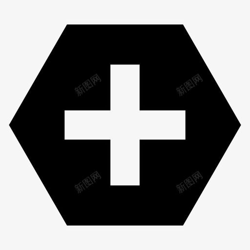 瑞士国家欧洲图标svg_新图网 https://ixintu.com 世界六边形旗帜字形 国家 国旗 欧洲 瑞士
